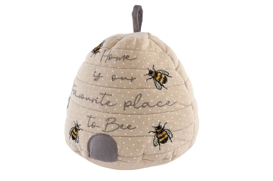 Home Accessories Carousel Shop Animal Doorstops | Beehive Fabric Doorstop - Honey Bee Doorstopper - Novelty Bumblebee Door Stop