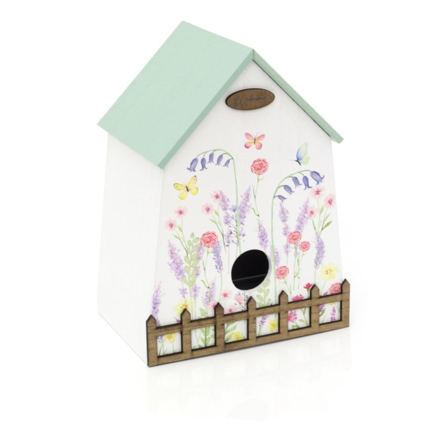 Home Accessories Carousel Shop Bird Houses & Feeders | Meadow Wooden Bird Box Bird House | Bird Nesting Box Bird Hotel | Outdoor Bird Box For The Garden