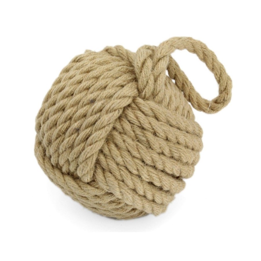 Home Accessories Carousel Shop Nautical Doorstops | Heavy Nautical Knot Rope Doorstop ~ Novelty Door Stop, Door Stopper Ball