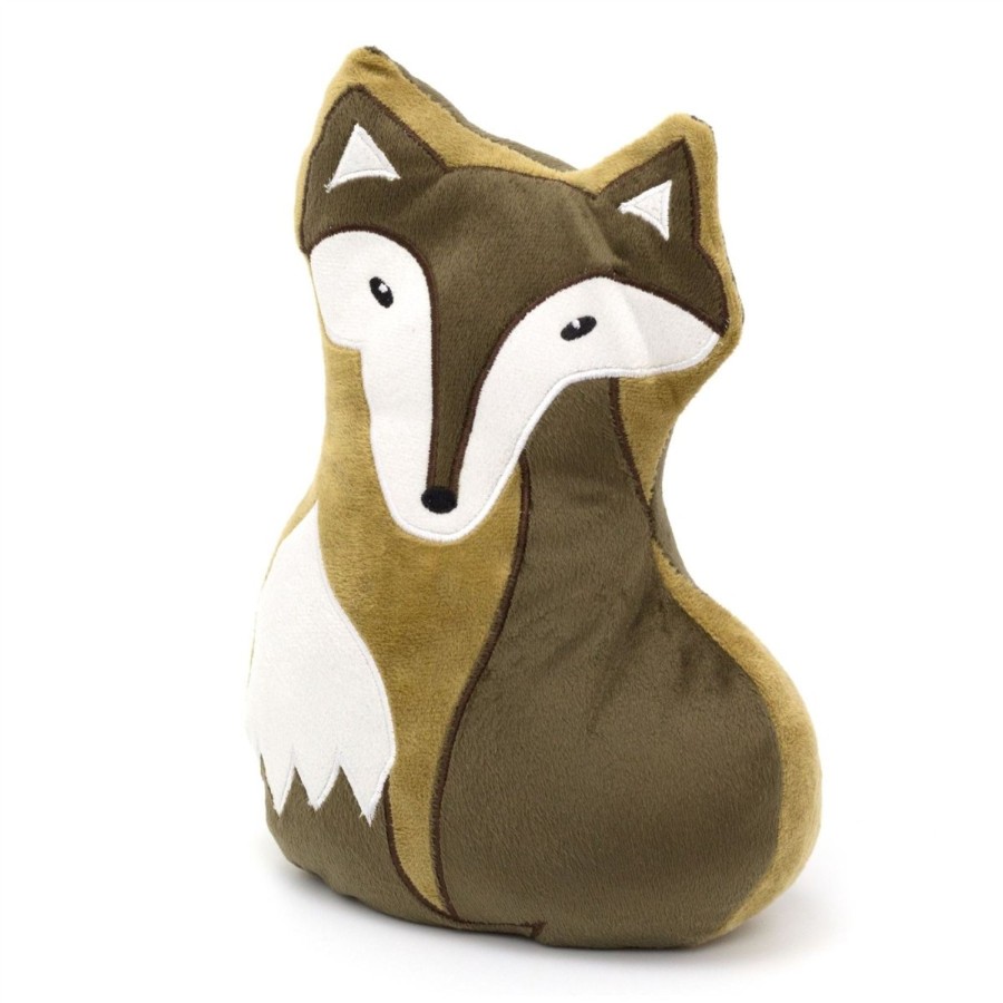 Home Accessories Carousel Shop Animal Doorstops | Cute Fox Doorstop - Novelty Decorative Fabric Animal Door Stop - Brown