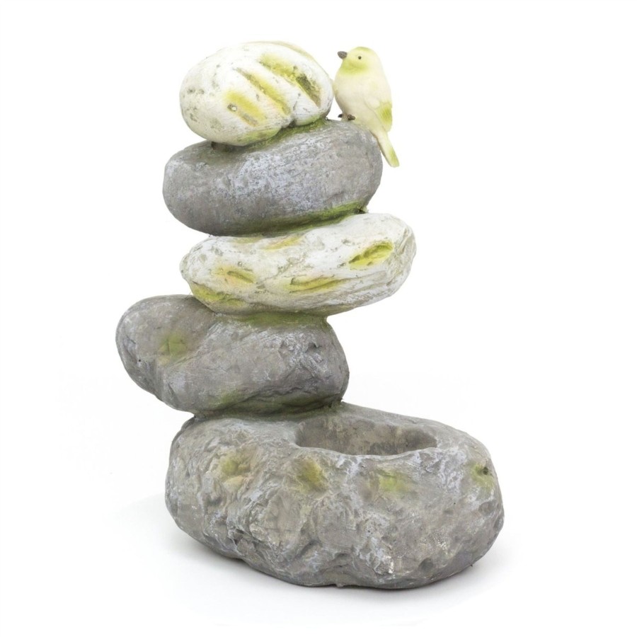 Home Accessories Carousel Shop Planters & Pots | Rock Stack Garden Planter | Stone Pile Bird Plant Pot | Animal Planters Flower Pots - Design Varies One Supplied