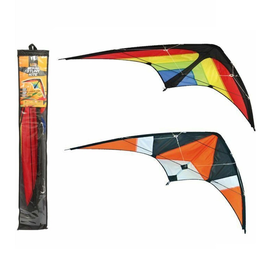 Baby & Child Carousel Shop Outdoor Toys | V12 Delta Pro-Series Kite Dual Line Stunt Kite | Kids Adults Two Line Sports Kite | Outdoor Power Kite Stunt Kite - Colour Varies One Supplied