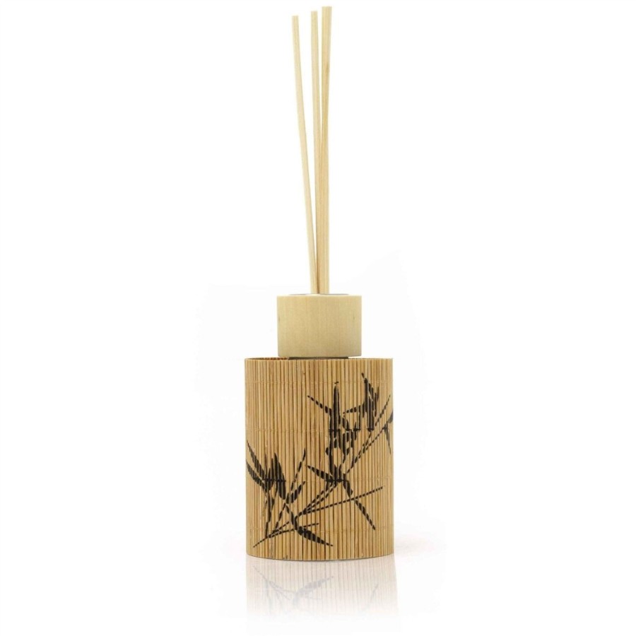 Home Accessories Carousel Shop Oil Burners & Diffusers | Bamboo Breeze 100Ml Reed Diffuser Sandalwood Home Fragrance Scented Oil Diffuser