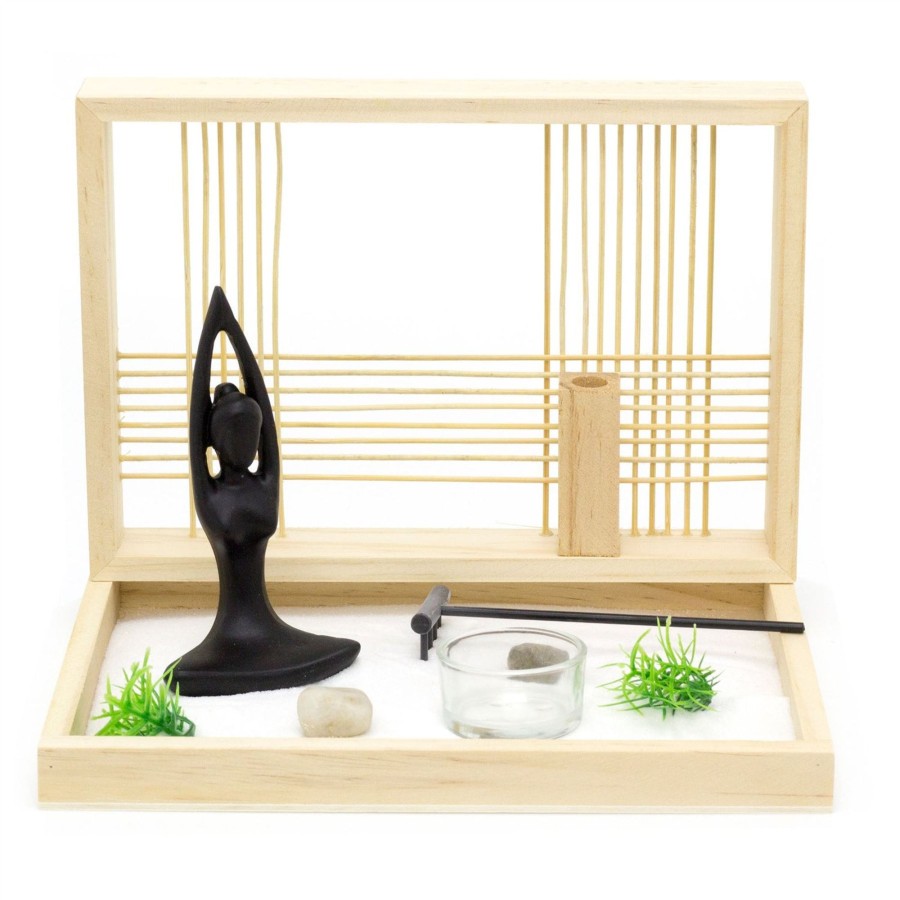 Home Accessories Carousel Shop Decorative Accessories | Yoga Thai Zen Garden Set | Desktop Stress Relief Meditation Candle Holder | Buddha Tealight Candle Holder