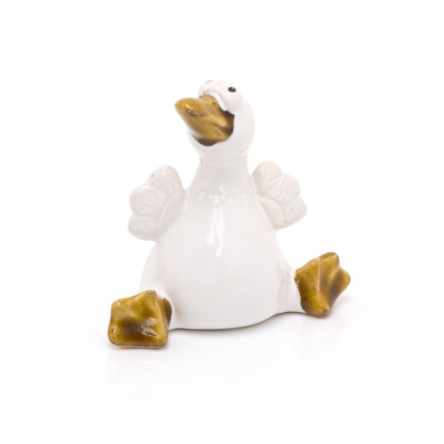 Home Accessories Carousel Shop Ornaments | Ceramic Duck Ornament Duck Statue | Mini Duck Figurine Statue | Bird Sculpture Duck Decorations