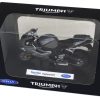 Baby & Child Carousel Shop Pretend Play | Welly Diecast Officially Licenced 1:18 Scale Motorbike Model ~ Triumph Daytona 675