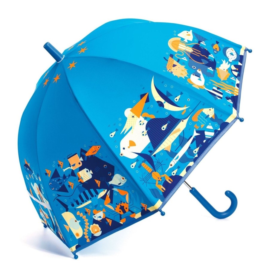 Baby & Child Carousel Shop Djeco | Djeco Dd04703 Childrens Dome Umbrella | Medium Kids Umbrella - Seaworld