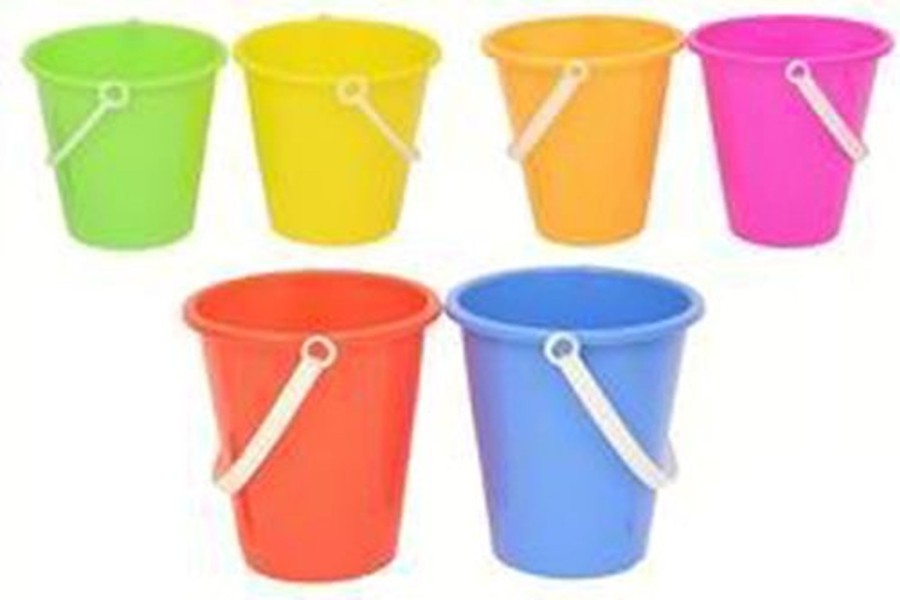 Baby & Child Carousel Shop Outdoor Toys | Beach Sand Toys 17Cm Neon Bucket - Colour Vary