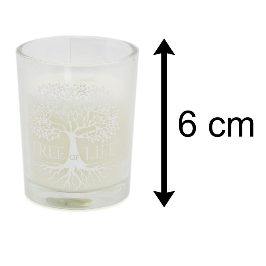 Home Accessories Carousel Shop Candles & Tealights | Tree Of Life 3 Tea Light Scented Candles Pot | Fragrance Tealight Candles With Holder | Aromatherapy Candle Gift Box