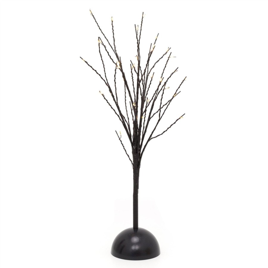 Celebrations Carousel Shop | 40Cm Led Twig Tree Lamp Light Up Tree | Led Lit Tree Battery Operated Silhouette Tree Light | Pre Lit Twig Tree - 32 Led Lights Warm White