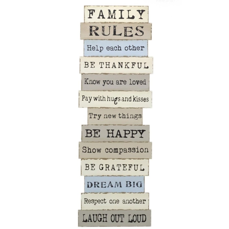 Home Accessories Carousel Shop Signs & Plaques | Family Wall Plaque ~ Laugh Out Loud Wooden Sign