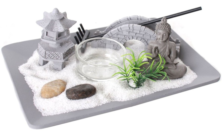 Home Accessories Carousel Shop Decorative Accessories | Buddha Zen Garden Candle Holder ~ Novelty Tealight Candle Holder