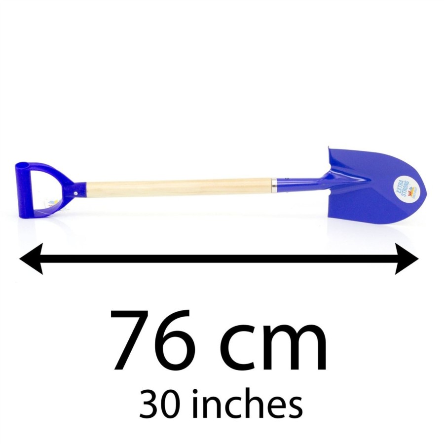 Baby & Child Carousel Shop Outdoor Toys | Giant 30 Inch Garden Beach Metal Scoop Spade | Extra Large Digging Spade Sand Shovel For Kids | Colour Varies One Supplied