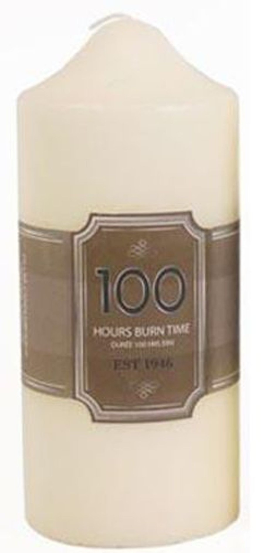 Celebrations Carousel Shop | 100 Hours Burn Time Overdipped Church Pillar Candle