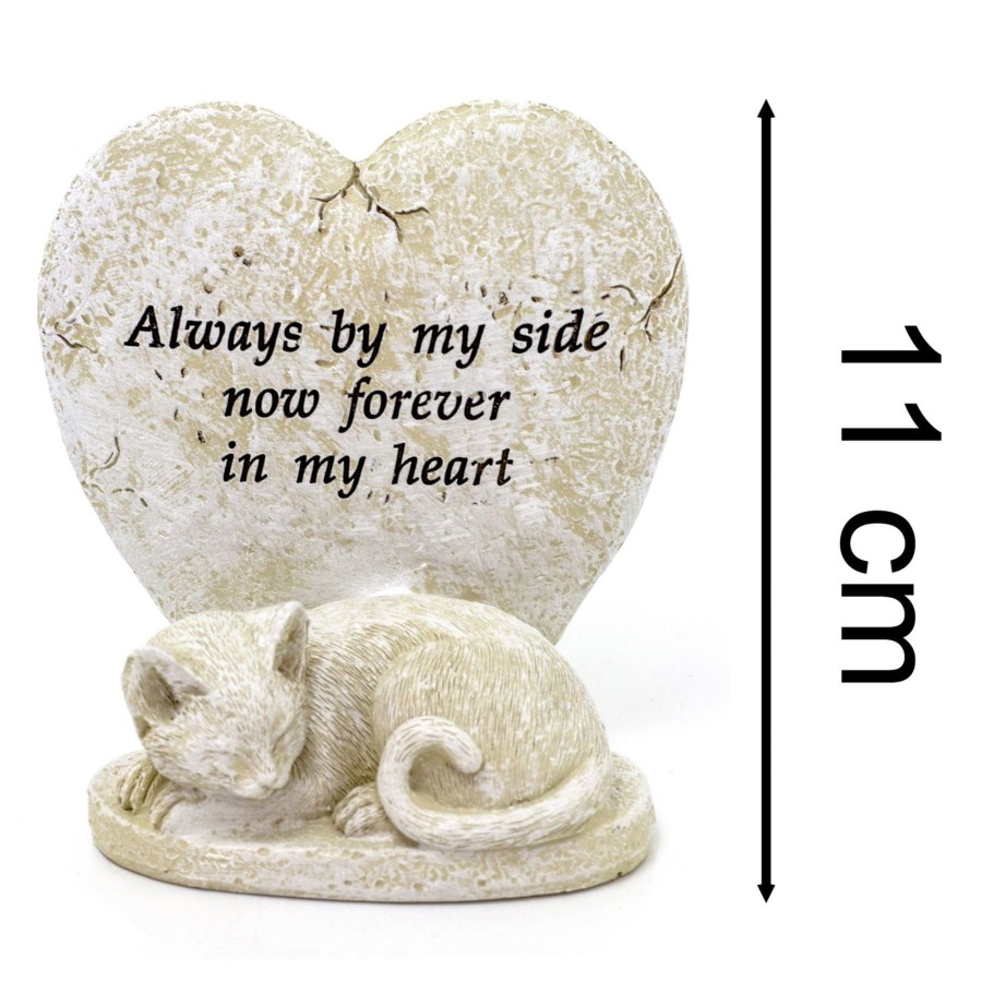 Home Accessories Carousel Shop Ornaments | Cat Memorial Ornament | Pet Cat Remembrance Plaque Resin Pet Cat Memorial Statue