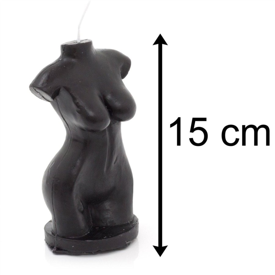 Home Accessories Carousel Shop Candles & Tealights | 15Cm Silhouette Candle Female Body | Novelty Candle Human Body Sculpture | 3D Body Shaped Decorative Torso Candle - Colour Varies One Supplied