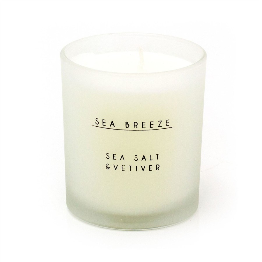 Home Accessories Carousel Shop Candles & Tealights | Sea Breeze Nautical Candle | Sea Salt & Vetiver Fragrance Soy Wax Blend Candle