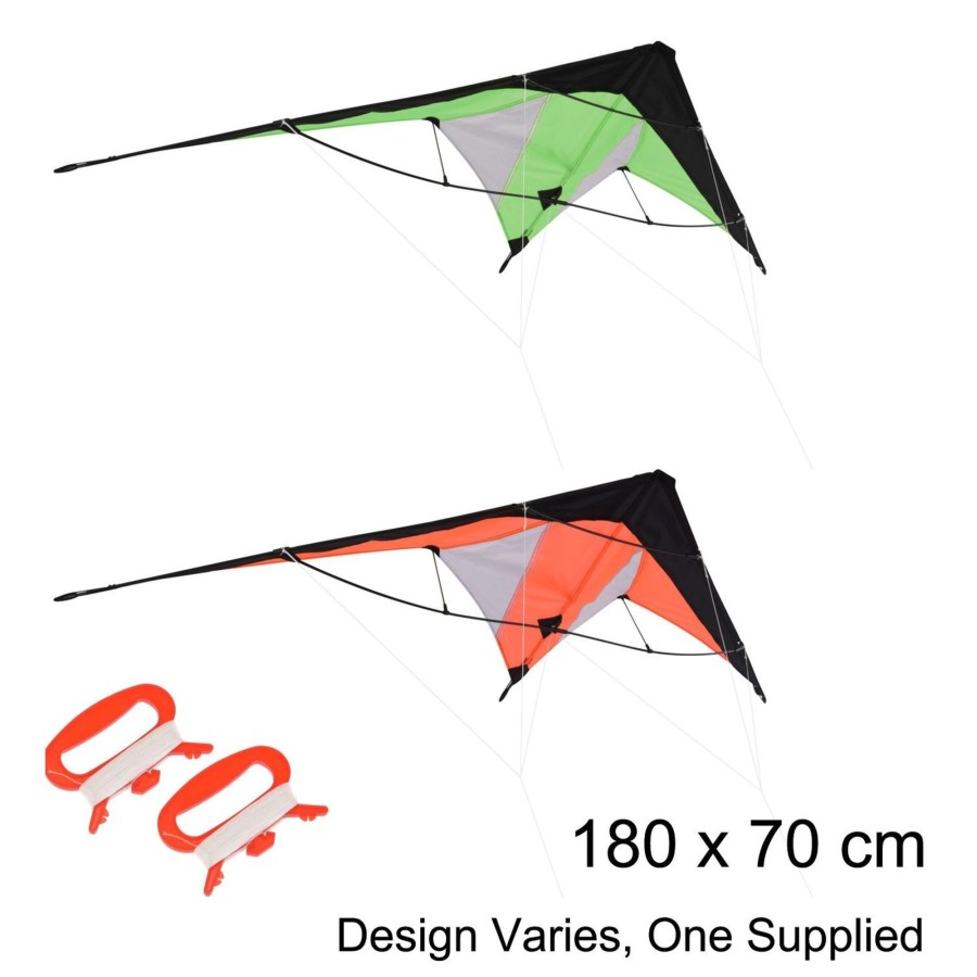 Baby & Child Carousel Shop Outdoor Toys | Dual Line Stunt Kite | Easy Fly Kids Adults Sports Kite | Power Kite Stunt Kite - Colour Varies One Supplied