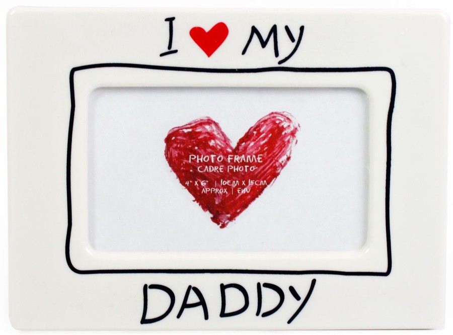 Home Accessories Carousel Shop Photo Frames | I Love My Daddy Photo Frame ~ Ideal For Fathers Day Or Birthday 6 X 4 Photo Frame