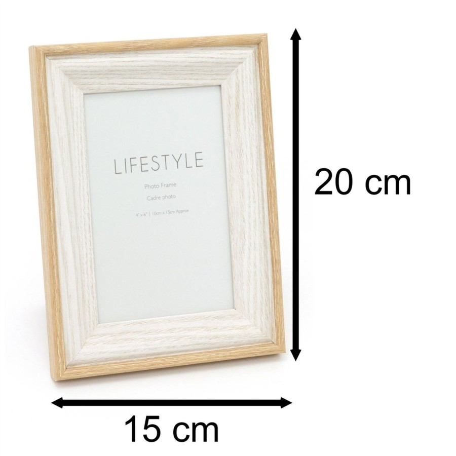 Home Accessories Carousel Shop Photo Frames | Beautiful 6X4 Natural Edge Photo Frame | Freestanding Single Aperture 4X6 Picture Frame | White Picture Frame Tabletop Photo Frame 6X4