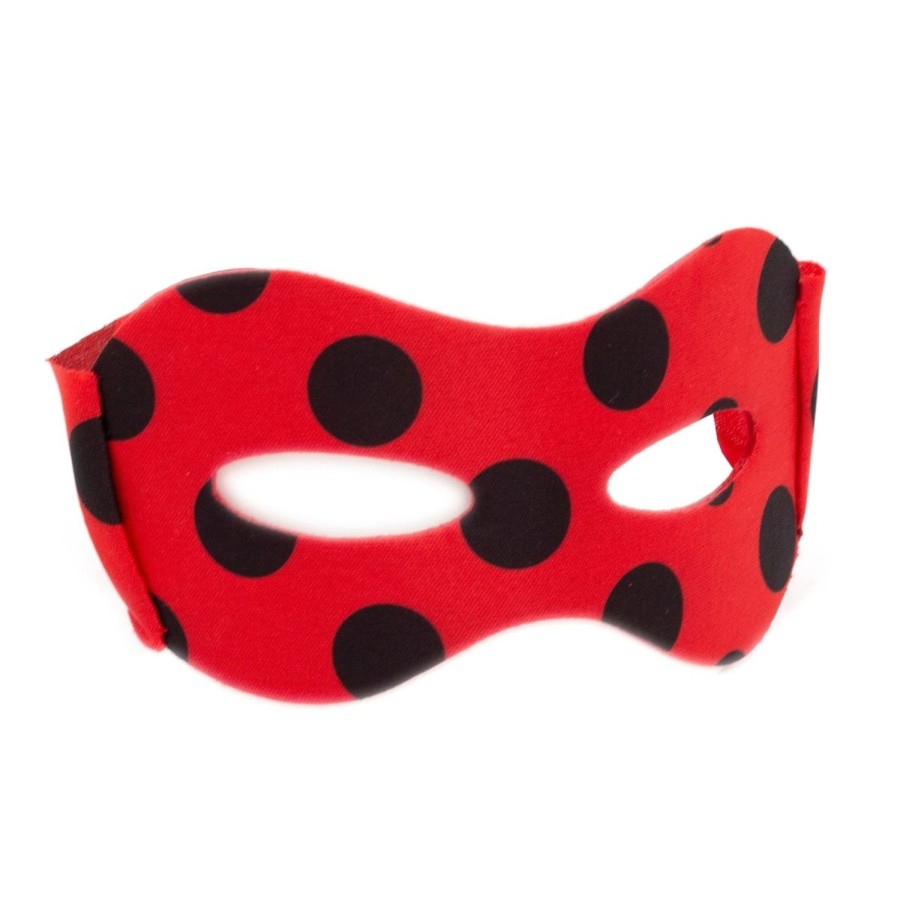 Baby & Child Carousel Shop Dressing Up | Ladybug Red & Black Fancy Dress Eye Mask | Ladybird Cosplay Costume Accessories