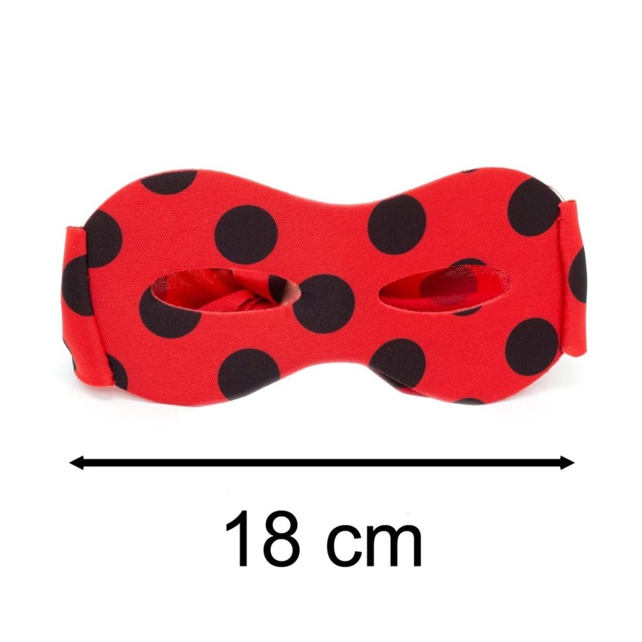 Baby & Child Carousel Shop Dressing Up | Ladybug Red & Black Fancy Dress Eye Mask | Ladybird Cosplay Costume Accessories