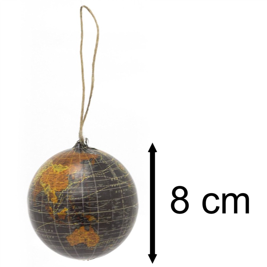 Celebrations Carousel Shop | World Globe Christmas Tree Bauble | Planet Earth Christmas Tree Ornament