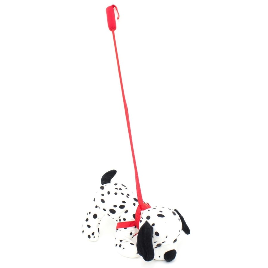 Baby & Child Carousel Shop Soft Toys | Poochie Pals Dalmatian Soft Toy On Stiff Lead