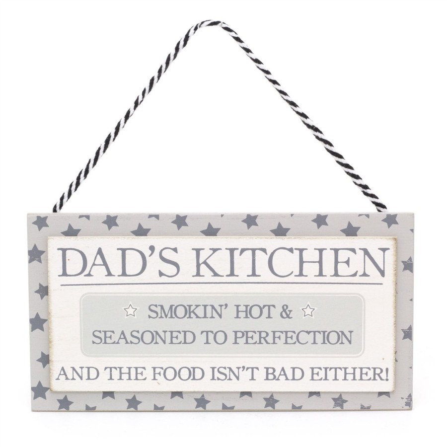 Home Accessories Carousel Shop Signs & Plaques | 24Cm Dads Wooden Kitchen Plaque | Novelty Wall Sign Funny Kitchen Signs | Kitchen Wall Art Home Accessories