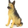 Home Accessories Carousel Shop Decorative Accessories | Charming Dog Figurine Statue Ornament ~ Resin Sculpture Animal Decoration ~ German Shepherd Dog