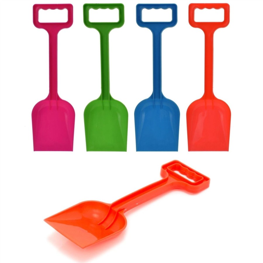 Baby & Child Carousel Shop Outdoor Toys | 33Cm Childrens Plastic Beach Spade Digging Toy Packs | Childs Garden Spade Beach Toy Sand Spade | Kids Digging Spade - Colour Varies One Supplied