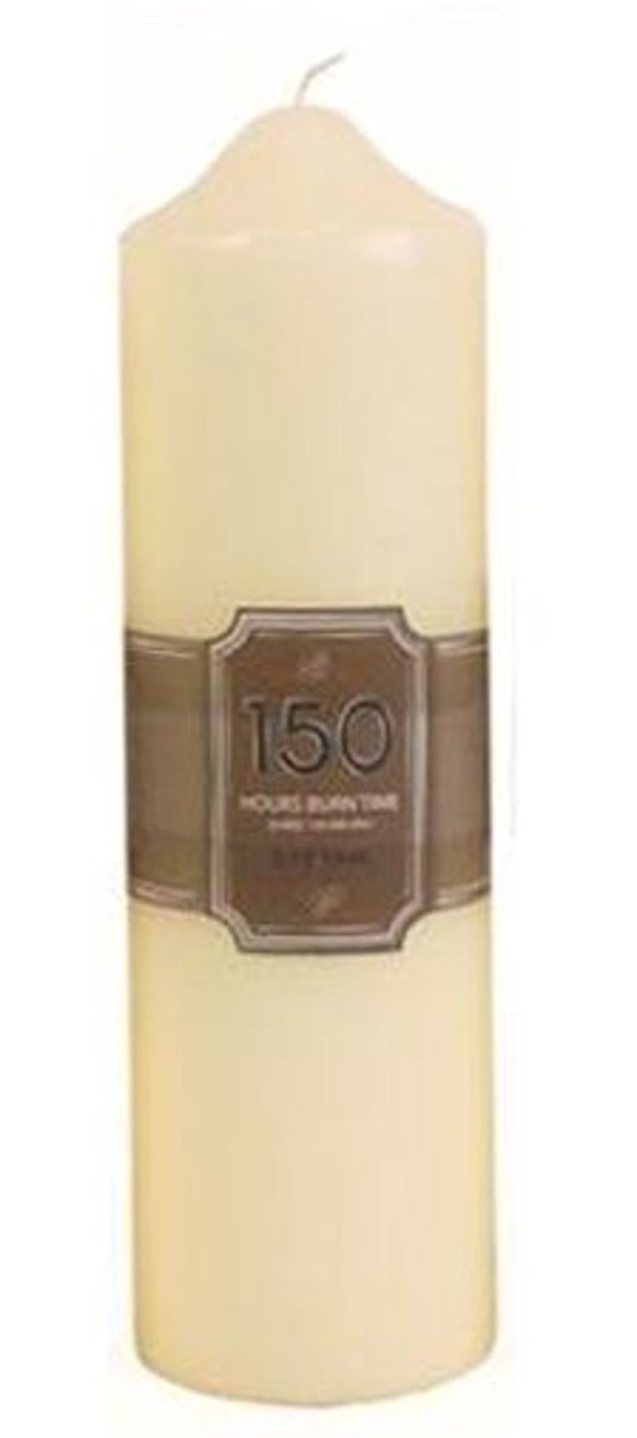 Celebrations Carousel Shop | 150 Hours Burn Time Overdipped Church Pillar Candle