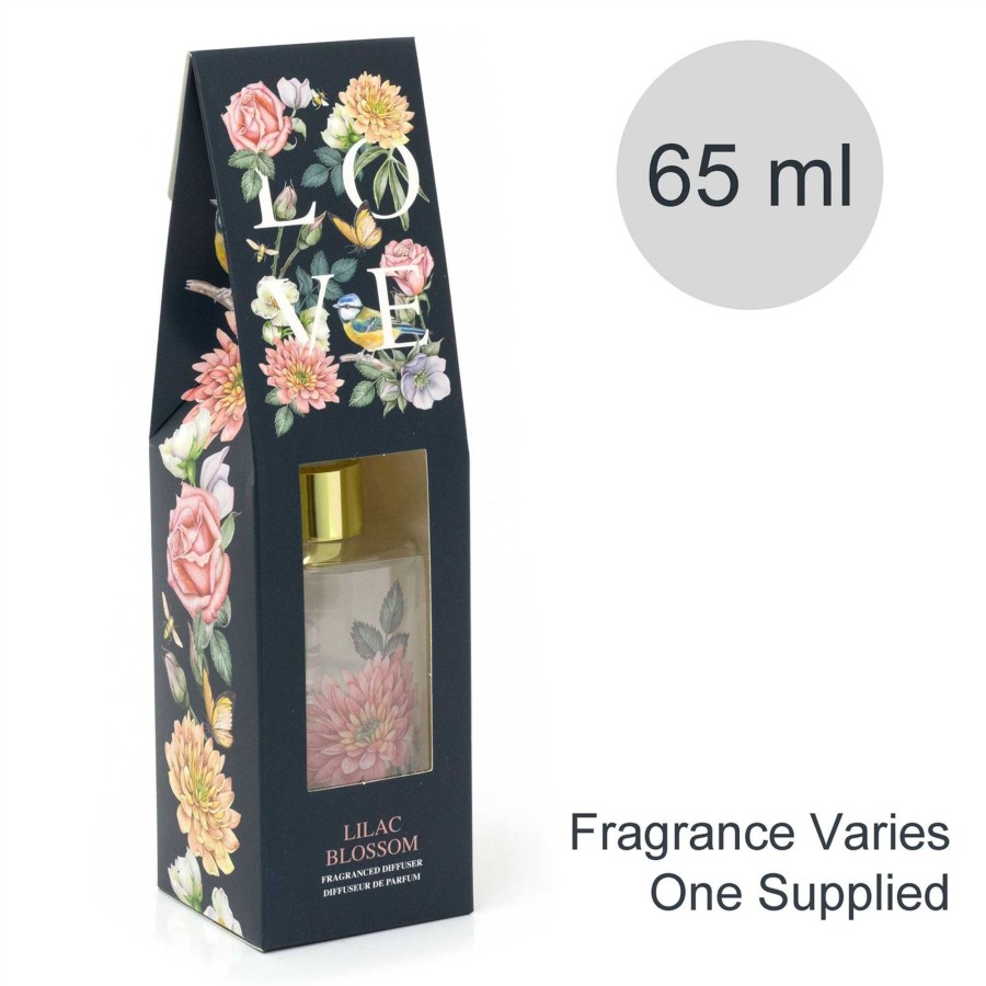 Home Accessories Carousel Shop Oil Burners & Diffusers | Floral Botanical Reed Diffuser | Home Fragrance Room Diffuser Aroma Gift - 65Ml