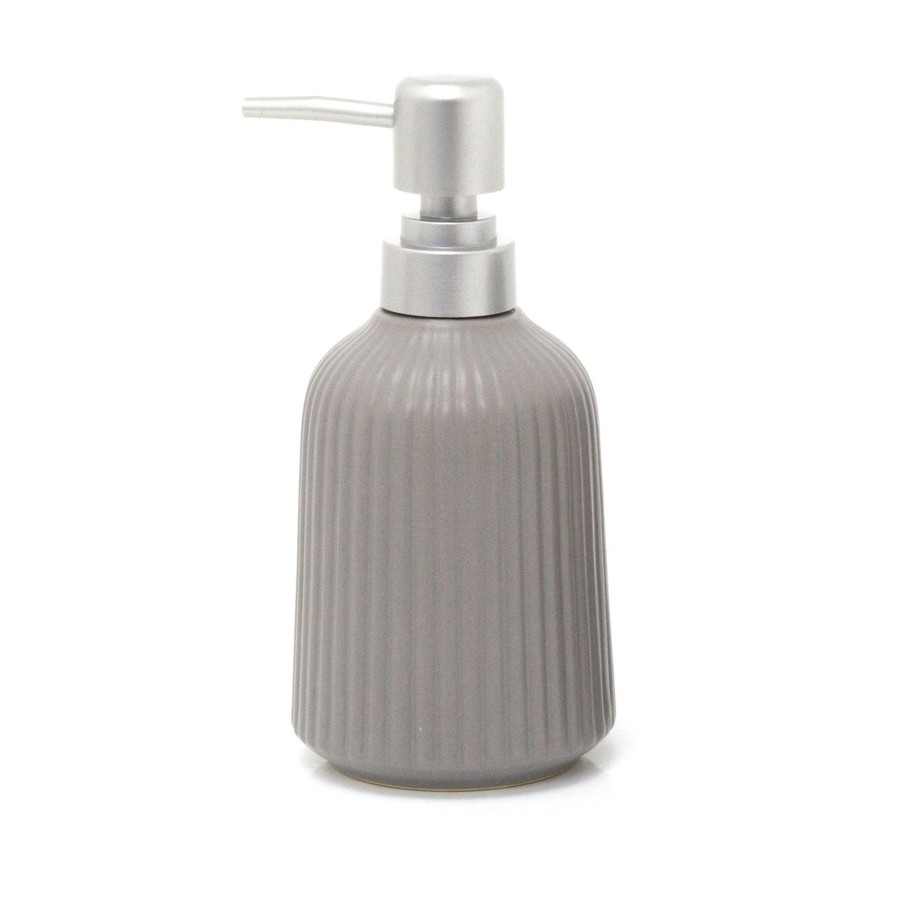 Home Accessories Carousel Shop Bathroom Accessories | Ceramic Grey Bathroom Soap Dispenser Kitchen Soap Dispenser Hand Wash Dispenser