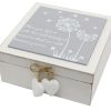 Home Accessories Carousel Shop Boxes & Baskets | White Wooden Bereavement Keepsake In Loving Memory Box ~ Mum