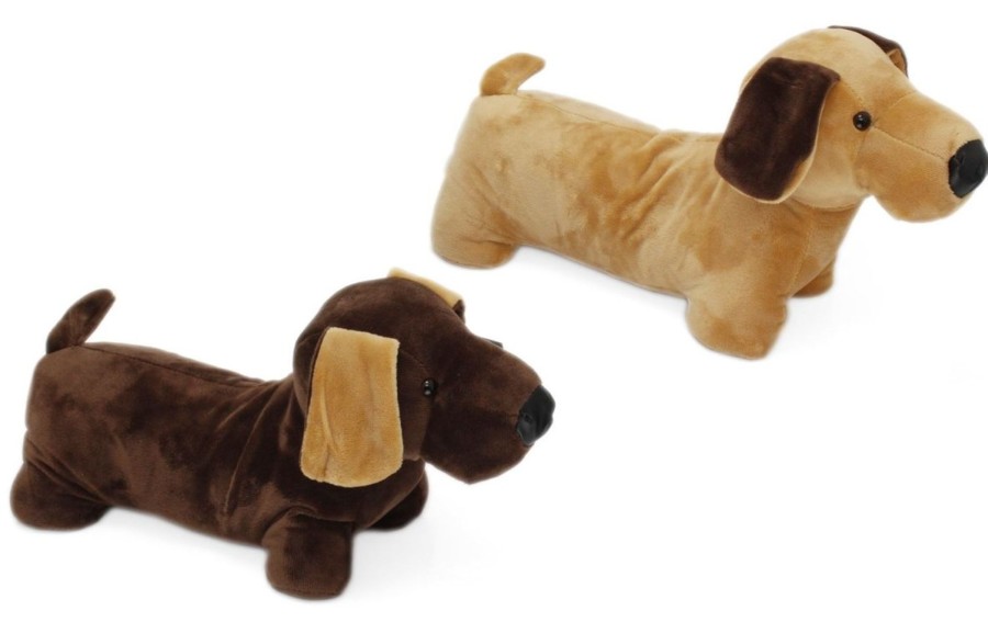 Home Accessories Carousel Shop Animal Doorstops | Adorable Sausage Dog Dachshund Puppy Doorstop - Novelty Animal Door Stop