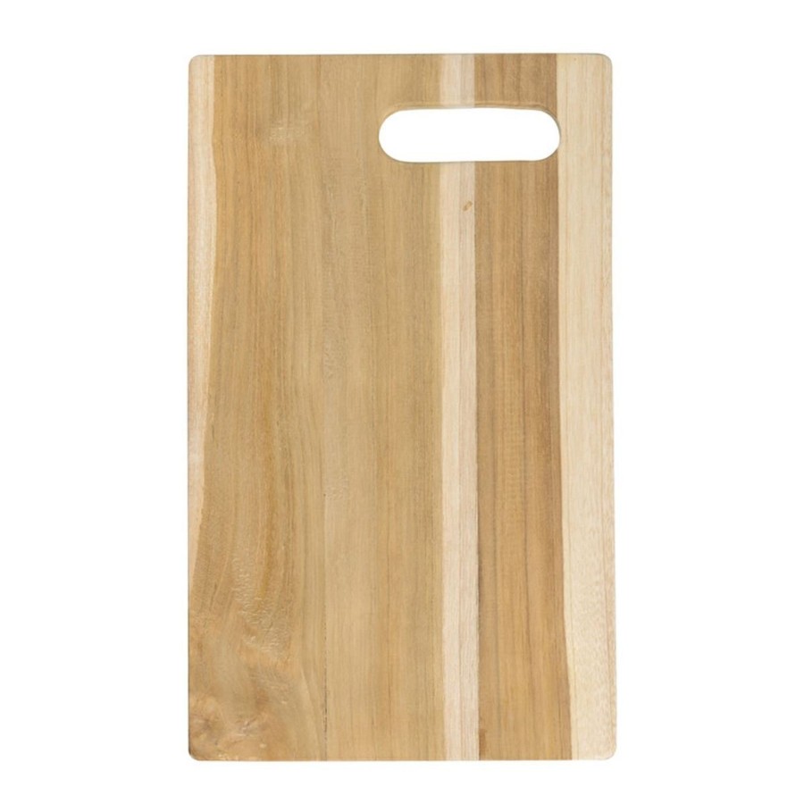 Kitchen & Dining Carousel Shop | Handmade Teak Wood Kitchen Chopping Board | Wooden Cutting Board 34 X 21Cm