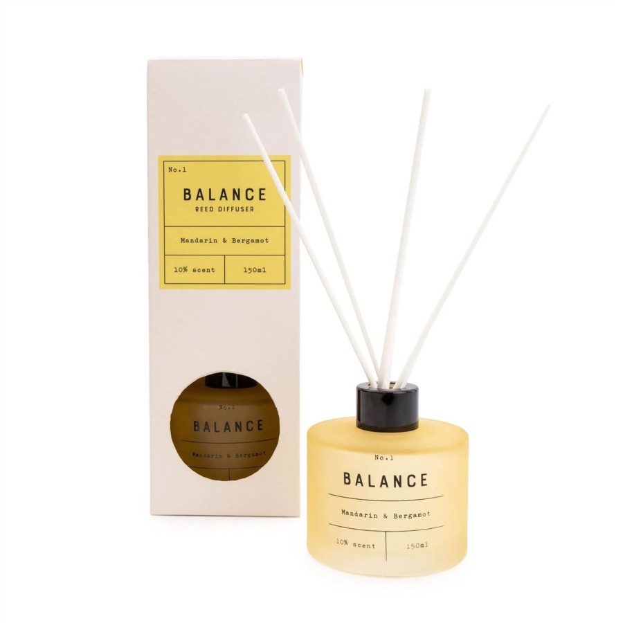 Home Accessories Carousel Shop Oil Burners & Diffusers | Balance Mandarin & Bergamot Reed Diffuser | 150Ml Home Fragrance Room Diffuser