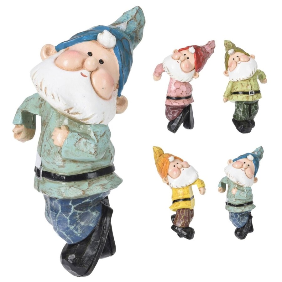 Home Accessories Carousel Shop Garden Decor | Garden Gnome Plant Pot Hugger | Outdoor Gnome Statue Pot Huggers For Planters