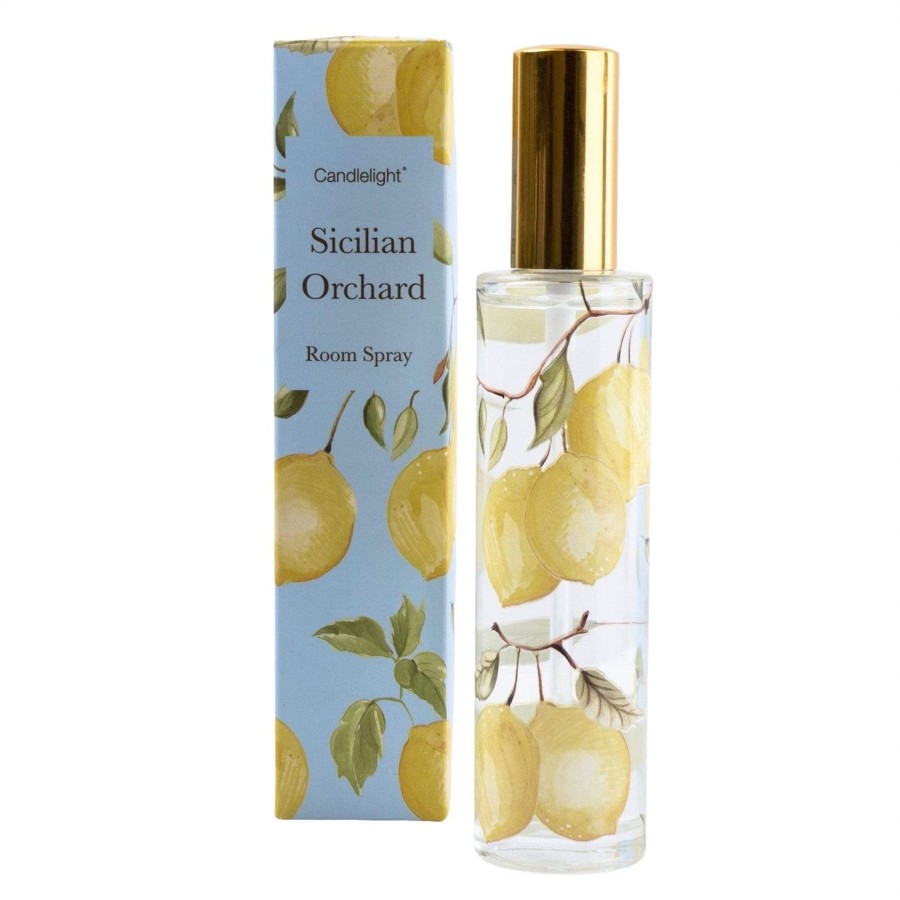 Home Accessories Carousel Shop Oil Burners & Diffusers | Sicilian Basil & Wild Lemon Room Spray 100Ml Air Freshener Home Fragrance Mist