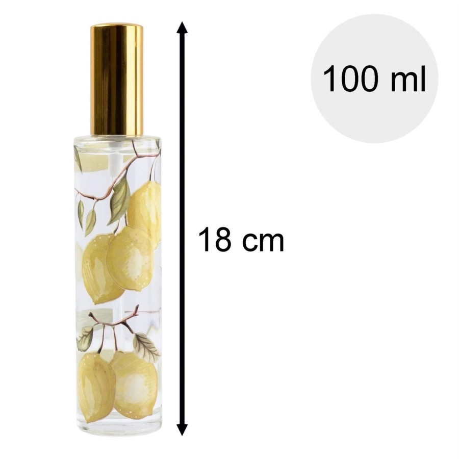 Home Accessories Carousel Shop Oil Burners & Diffusers | Sicilian Basil & Wild Lemon Room Spray 100Ml Air Freshener Home Fragrance Mist