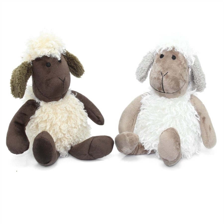 Home Accessories Carousel Shop Animal Doorstops | Decorative Fabric Woolly Sheep Doorstop Cute Door Holder | Novelty Indoor Door Stop Animal | Animal Door Stopper Weighted Door Stop