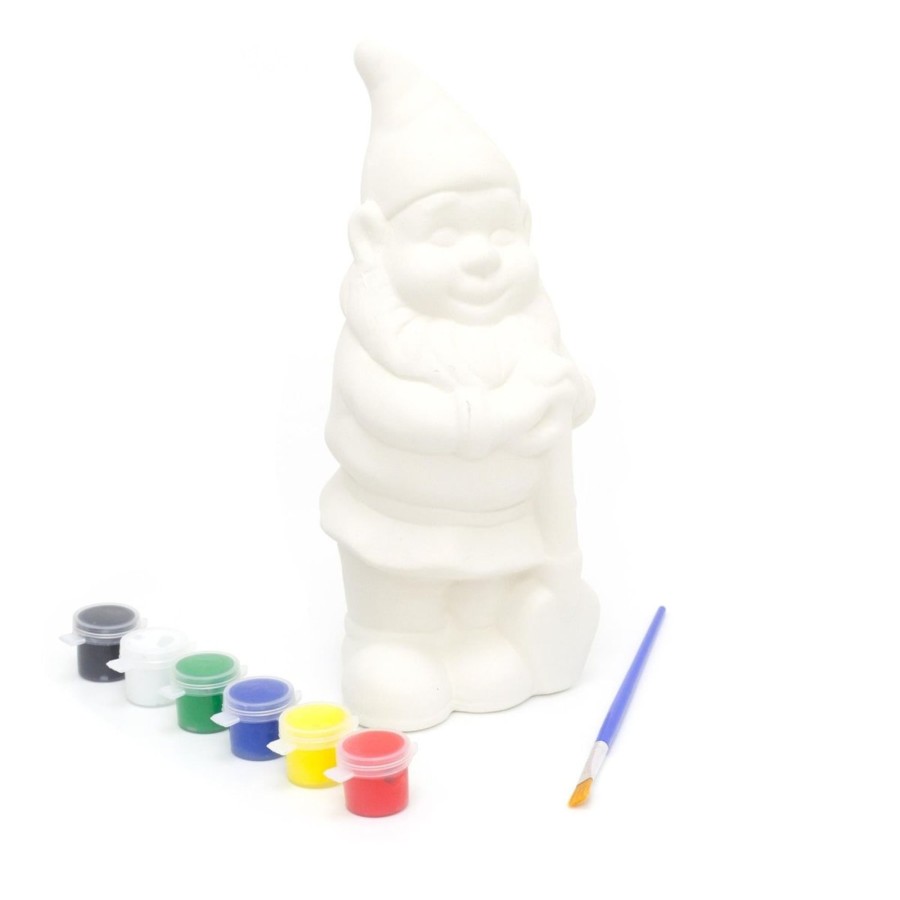 Baby & Child Carousel Shop Arts & Crafts | Creative Craft Paint Your Own Garden Gnome Set - Traditional Gnome With Spade