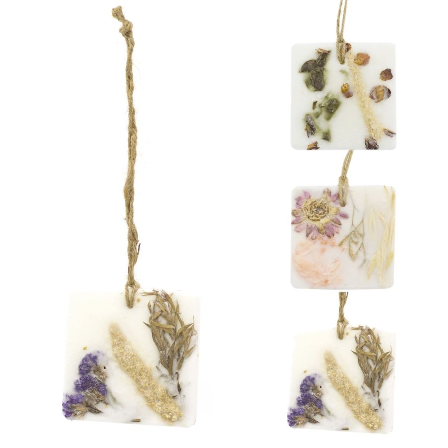 Home Accessories Carousel Shop Decorative Accessories | Dried Flowers Scented Wax Hanging Air Freshener | Room Fragrance Wardrobe Freshener | Scented Floral Decoration - Fragrance Varies One Supplied