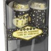 Celebrations Carousel Shop | Viva Las Vegas Gold And Silver Push Up Confetti Party Popper Cannons