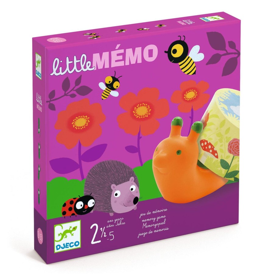 Baby & Child Carousel Shop Djeco | Djeco Dj08552 Little Memo Educational Game | Memory Games For Kids - Animals