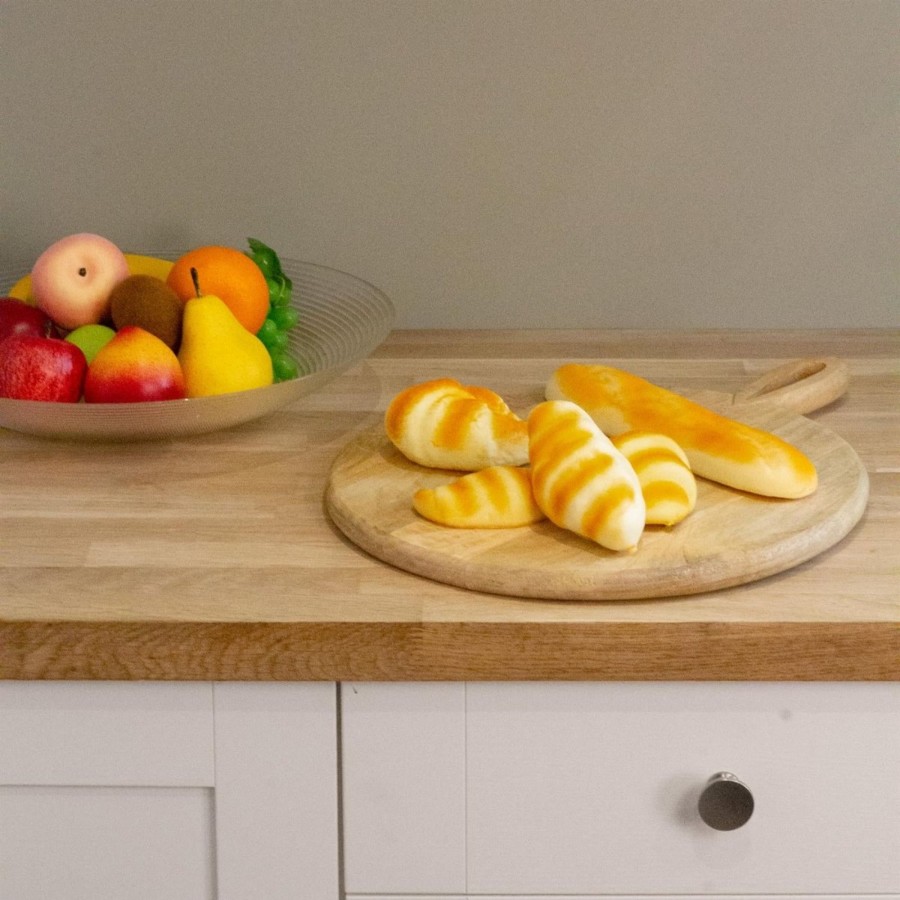 Kitchen & Dining Carousel Shop | 38Cm Large Mango Wood Chopping Board | Wooden Cutting Board Serving Sharing Platter | Jumbo Food Presentation Board