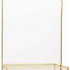 Home Accessories Carousel Shop Bathroom Accessories | Stunning Gold Effect Metal Dressing Table Vanity Mirror ~ Modern Display Storage Shelf