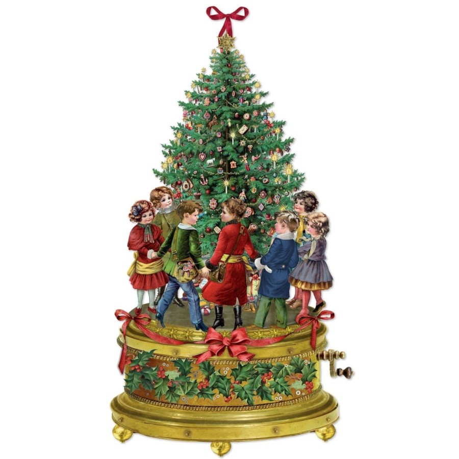 Celebrations Carousel Shop | Traditional Christmas Advent Calendar | Victorian Music Box Advent Calendar | Christmas Tree Picture Advent Calendar